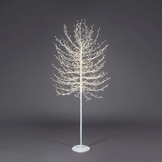EDG Enzo De Gasperi verlichte kerstboom met 900 leds, wit, 180 cm, metaal