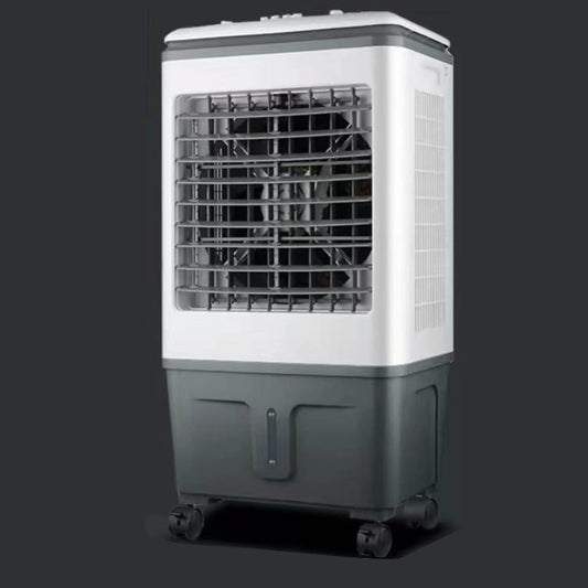 Draagbare airconditioner, 40 l, verdampingsluchtkoeler, koelventilator met afstandsbediening, 3 snelheden en 3 modi, 7,5 uur, timer, energiebesparend
