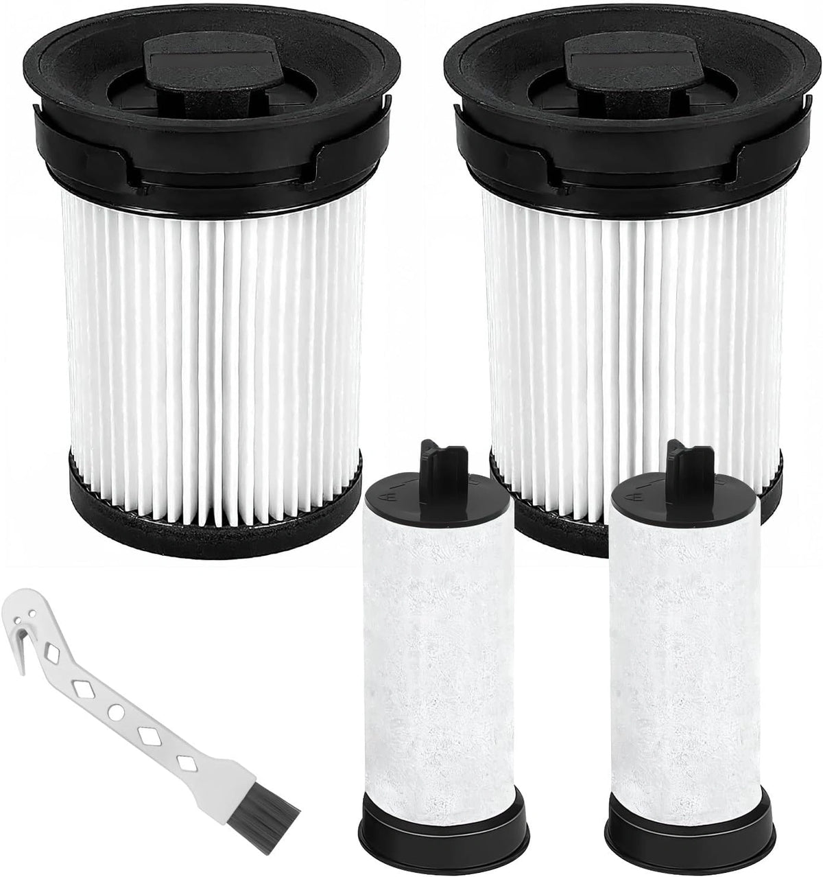 Fijnstoffilter voor Miele Triflex HX1-serie draadloze stofzuiger accessoires, zwart
