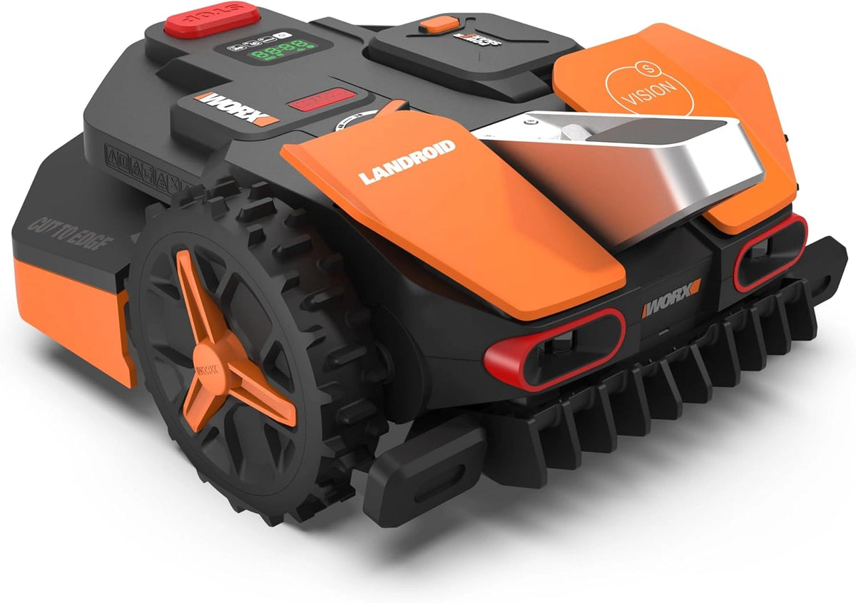 WORX Landroid Vision S250 WR202E Robotmaaier, voor tuinen tot 250 m², intelligente robotmaaier zonder begrenzingskabel, wifi en bluetooth