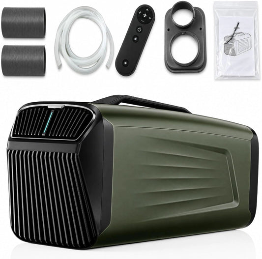 Mobiele Airconditioner, Airco Voor Koelen En Verwarmen groen