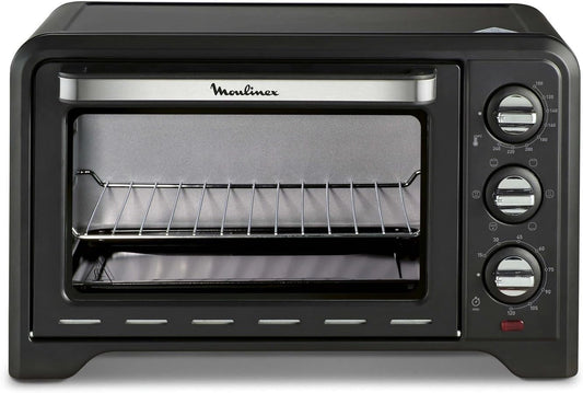 Moulinex Elektrische oven, 19 l, compact, convectiewarmte OX444810, zwart