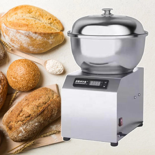 5Kg/8Kg Elektrische Spiraalmixer 1800W Snelheidsregelbare Elektrische Deegkneedmachine Rvs Staande Mixer Voor Deeg, Salade, Room,5Kg-110V, wit