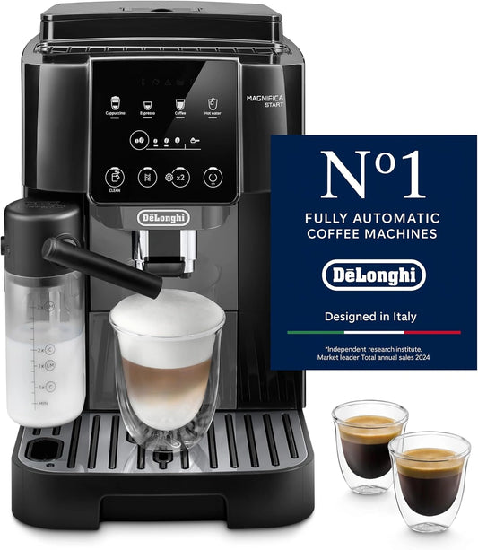 De'Longhi Magnifica Start ECAM222.60.BG Volautomatische koffiemachine, versgemalen bonen, automatische melkopschuimer voor cappuccini