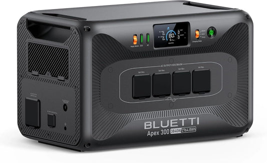 LUETTI Apex 300 Solar Generator, 2764,8 Wh LFP-batterij, zwart