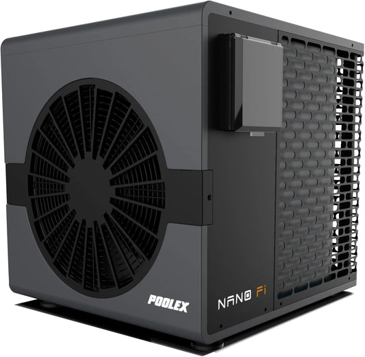 POOLEX, Nano B3N FI 3 kW Full Inverter, Omkeerbare warmtepomp voor zwembad aangesloten tot 20 m³, Verwarmt en koelt, WLAN, Stil en zuinig