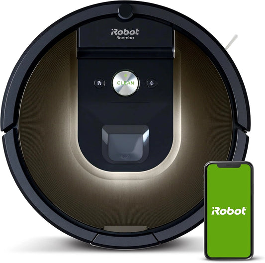 IRobot Roomba 981 robotstofzuiger, wifi, verbonden apping, werkt met Alexa, ideaal voor huisdierhaar, tapijten, harde vloeren