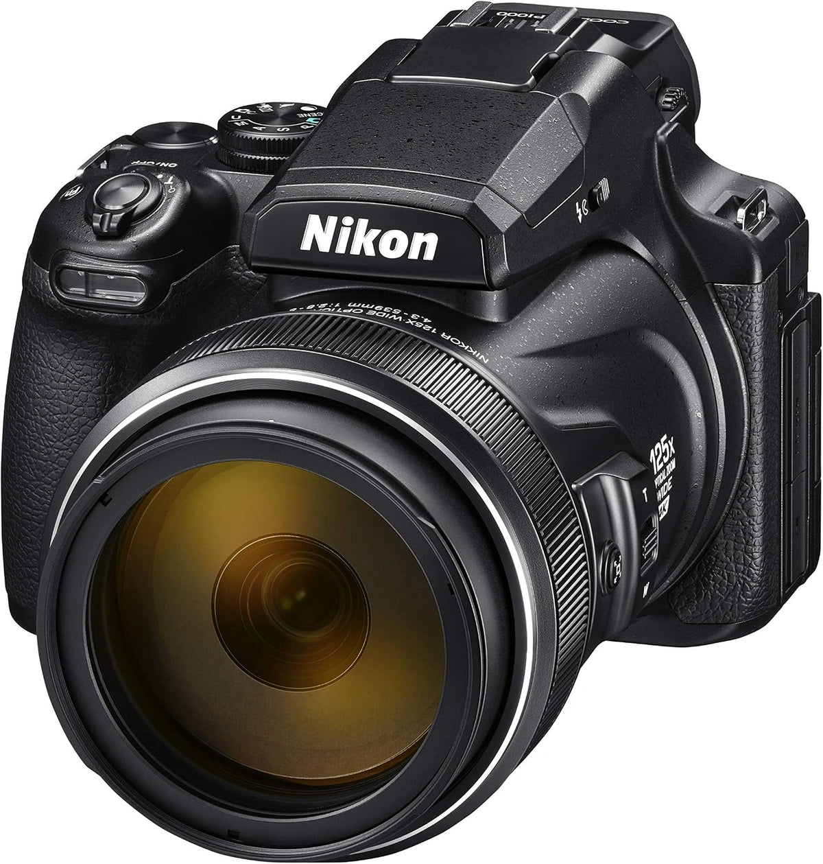 Nikon Coolpix P1000 Bridge-camera, 125 x optische zoom, 4K/UHD video, Bluetooth, wifi, zwart